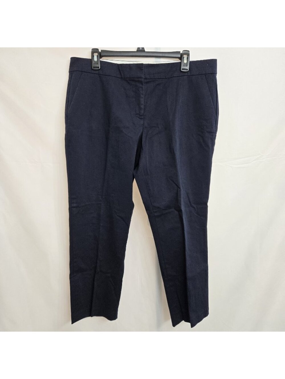Tommy Hilfiger Pants Womens 14 Stretch Chino Ankle A La Cheville Navy Blue Pants